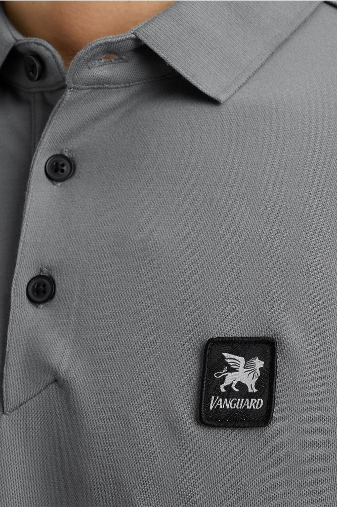 POLO VAN PIQUE MET STRETCH VPSS2504850 9076 DARK SLATE